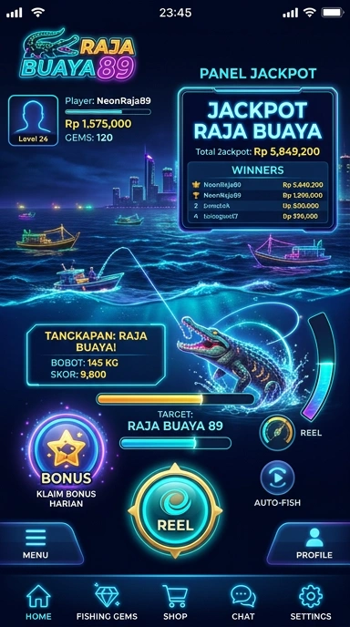 hokigame — layar beranda